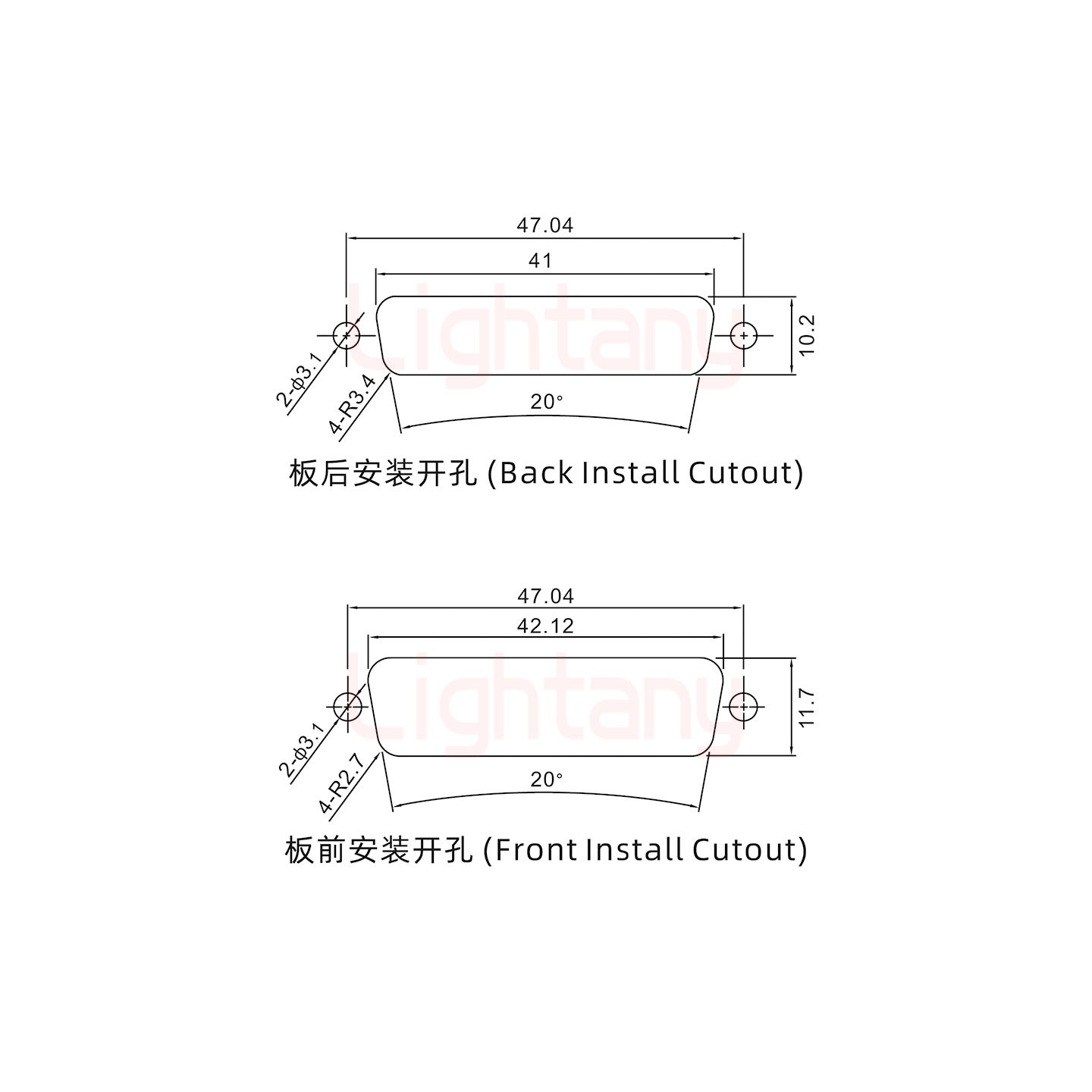 5W5公短體焊線(xiàn)/光孔/大電流30A