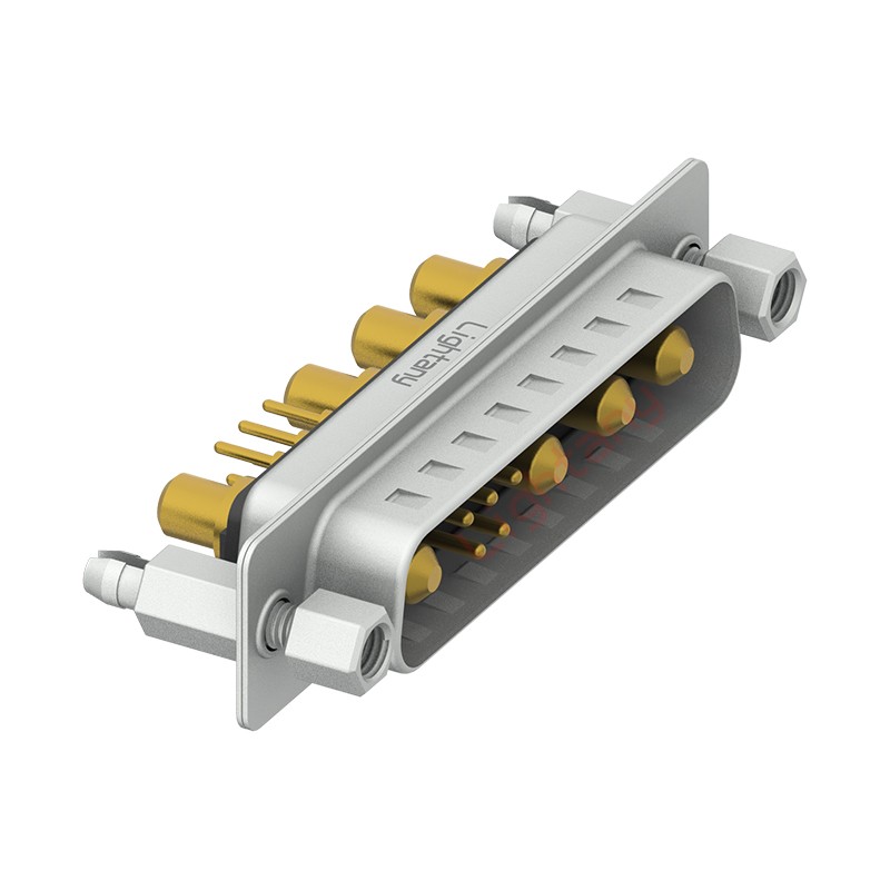 9W4公PCB直插板/鉚魚叉7.0/大電流40A