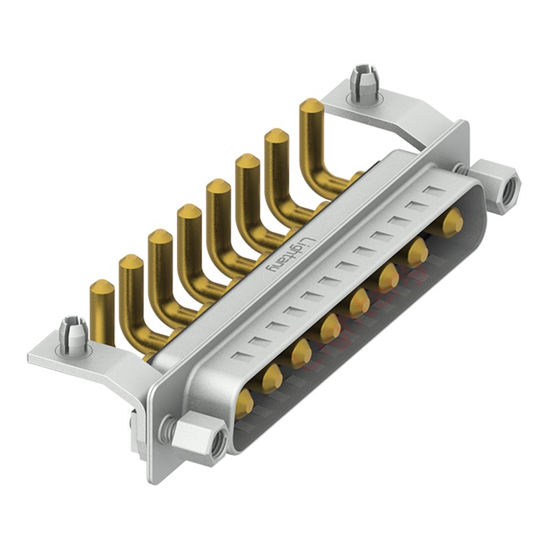 8W8公PCB彎插板/鉚支架10.8/大電流20A