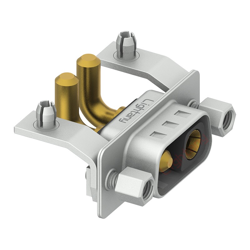 2V2公PCB彎插板/鉚支架10.8/大電流40A