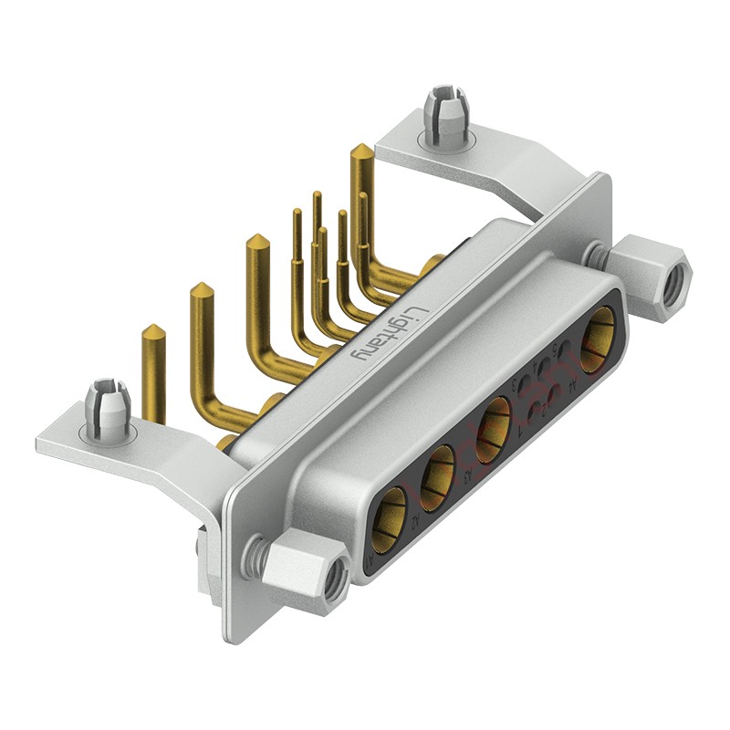 9W4母PCB彎插板/鉚支架10.8/大電流10A