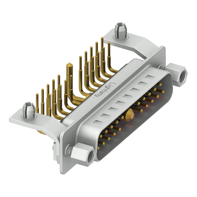 21W1公PCB彎插板/鉚支架11.6/大電流10A