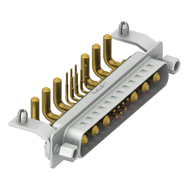 13W6A公PCB彎插板/鉚支架11.6/大電流20A