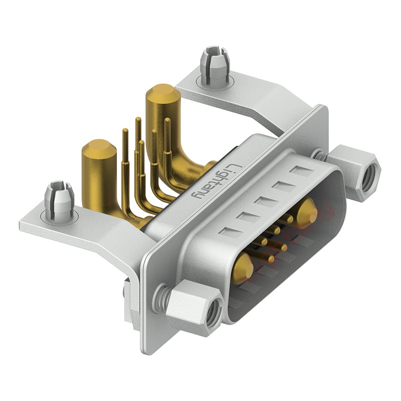 7W2公PCB彎插板/鉚支架11.6/大電流40A