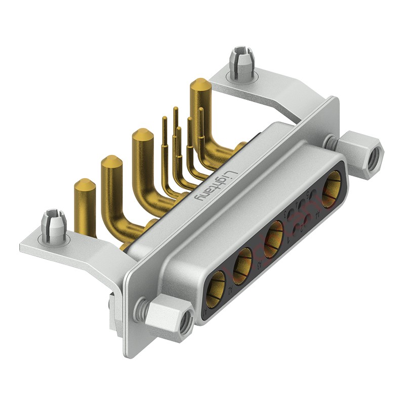 9W4母PCB彎插板/鉚支架11.6/大電流20A