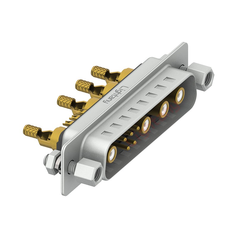 9W4公焊線式/配螺絲螺母/射頻同軸50歐姆