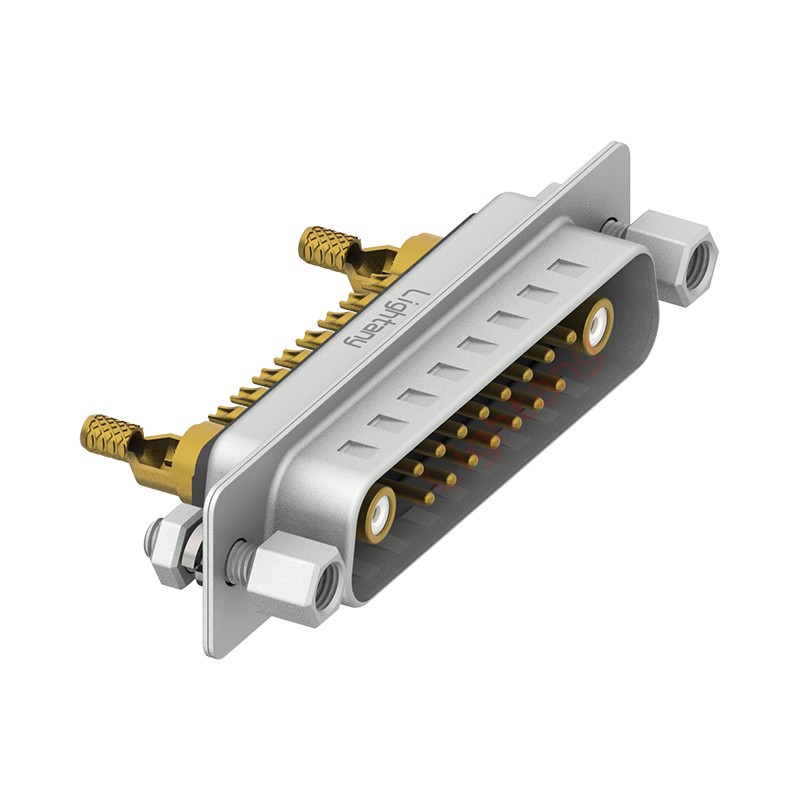 17W2公焊線式/配螺絲螺母/射頻同軸50歐姆