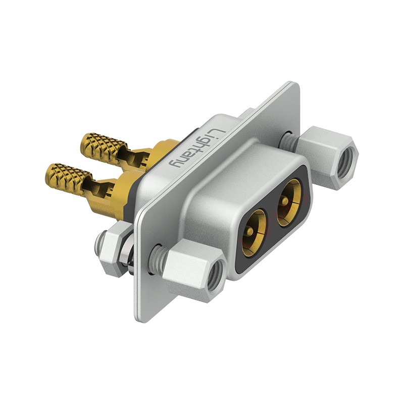 2W2母焊線式/配螺絲螺母/射頻同軸75歐姆