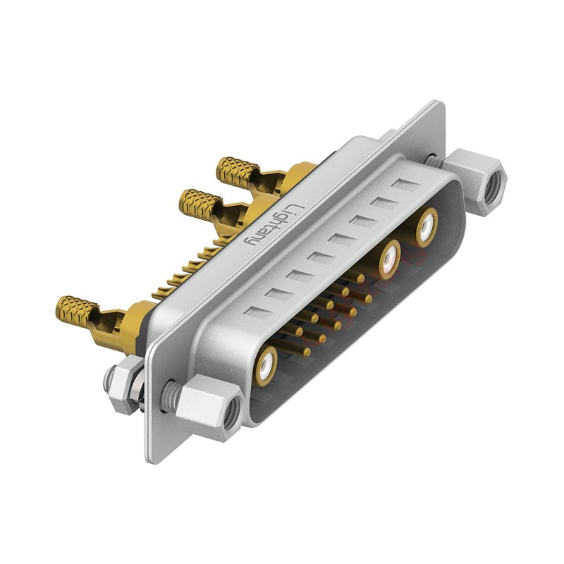 13W3公焊線式/配螺絲螺母/射頻同軸75歐姆