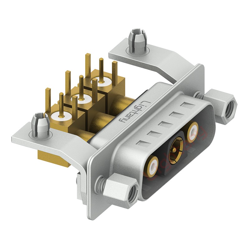3V3公PCB彎插板/鉚支架10.8/射頻同軸75歐姆