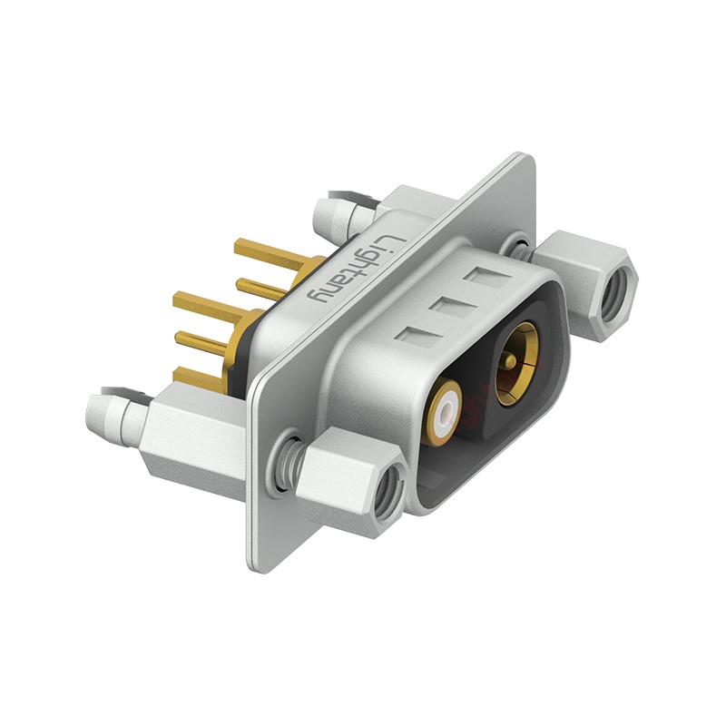 2V2公PCB直插板/鉚魚叉7.0/射頻同軸50歐姆