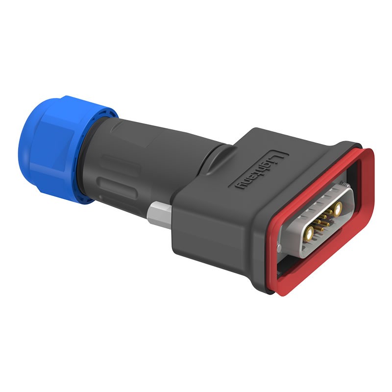 7W2公頭焊線+防水接頭/線徑5~11mm/射頻同軸75歐姆