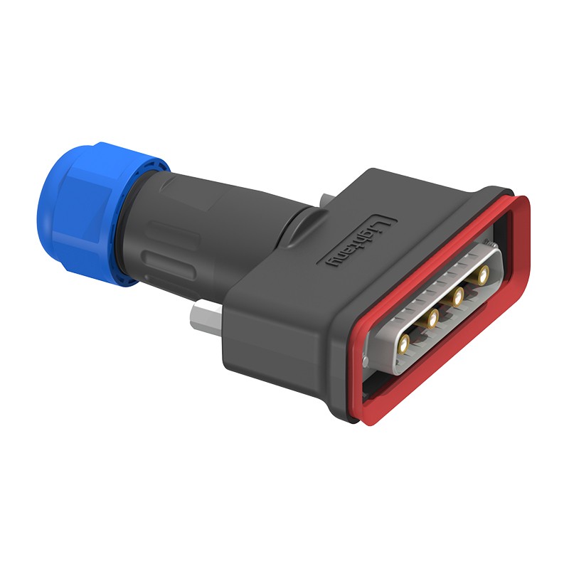 4W4公頭焊線+防水接頭/線徑5~11mm/射頻同軸75歐姆