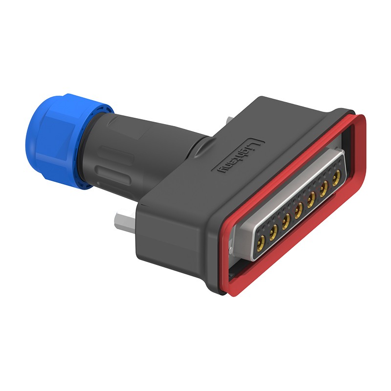 24W7母頭焊線+防水接頭/線徑5~11mm/射頻同軸75歐姆