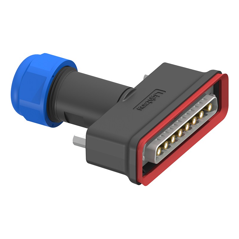 8W8公頭焊線+防水接頭/線徑10~16mm/射頻同軸75歐姆