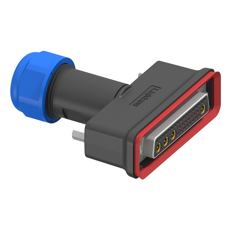 36W4母頭焊線+防水接頭/線徑10~16mm/射頻同軸75歐姆