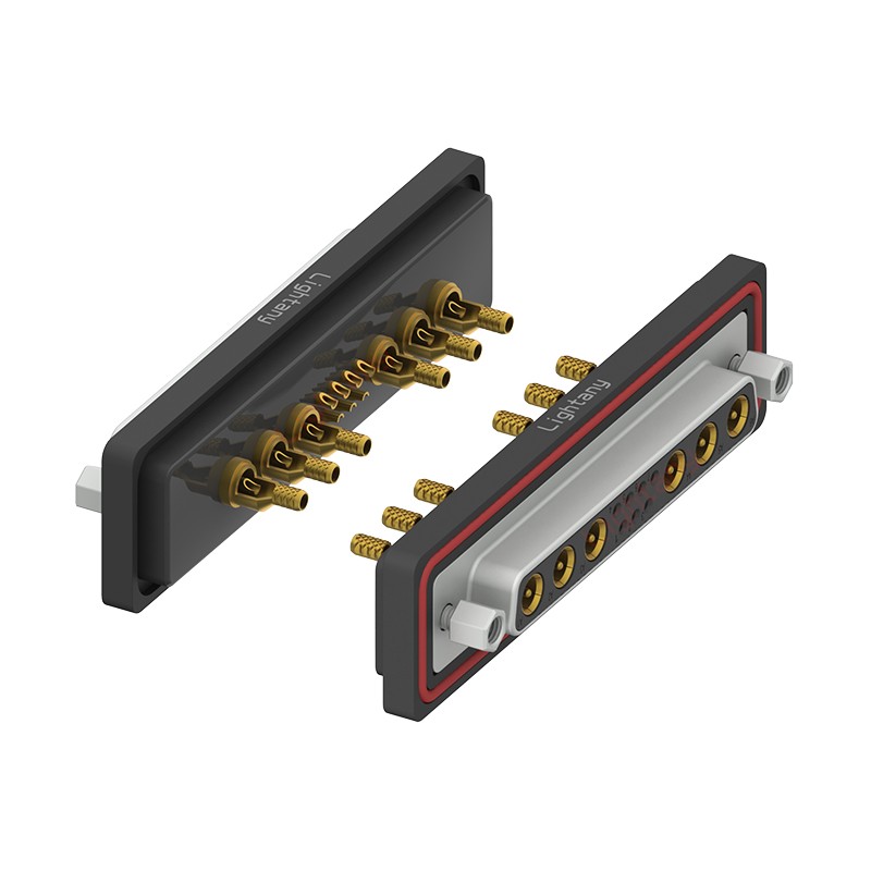 防水13W6A母焊線式/鎖螺絲/射頻同軸50歐姆