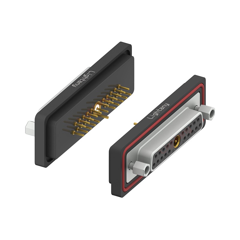 防水21W1母直插板/鎖螺絲/射頻同軸50歐姆