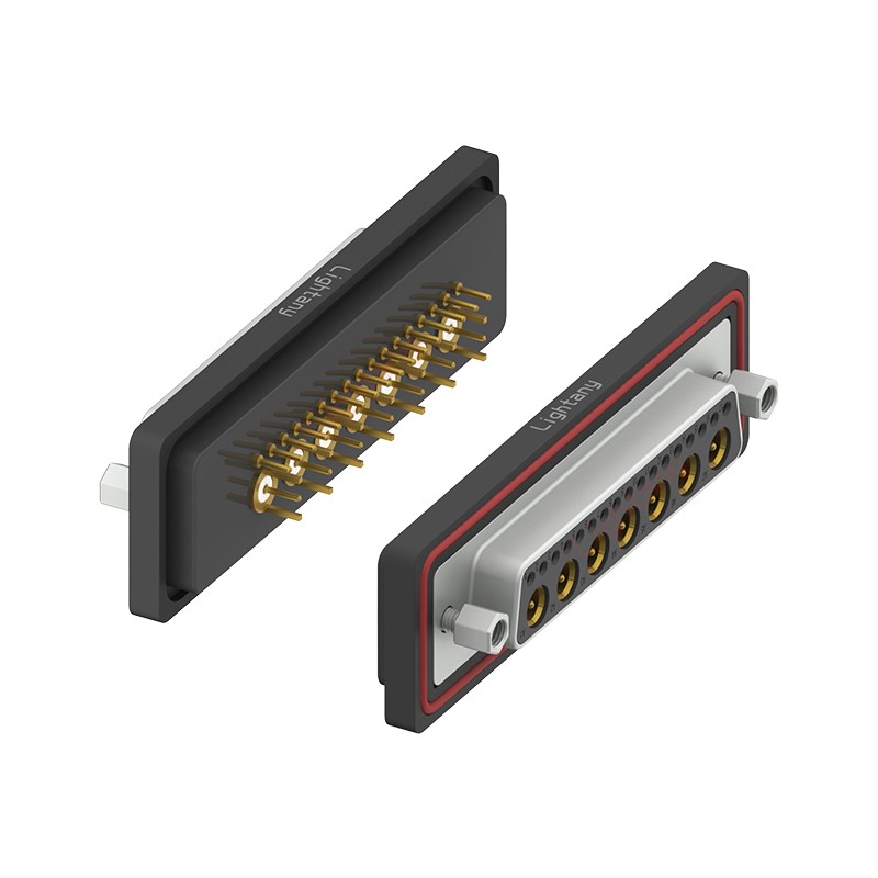 防水24W7母直插板/鎖螺絲/射頻同軸50歐姆