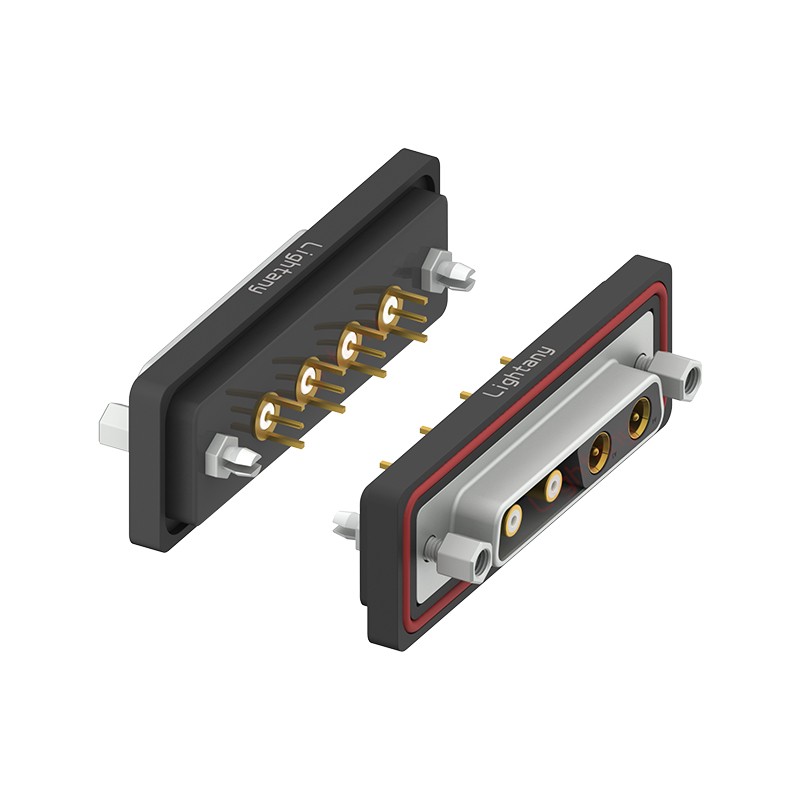 防水4V4母直插板/鉚魚叉/鎖螺絲/射頻同軸50歐姆