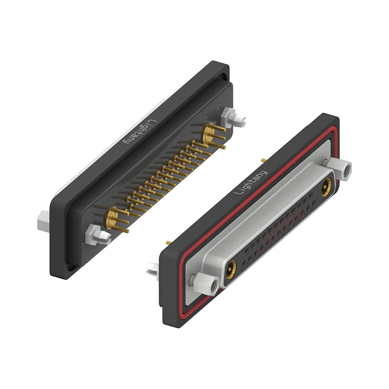 防水27W2母直插板/鉚魚(yú)叉/鎖螺絲/射頻同軸50歐姆