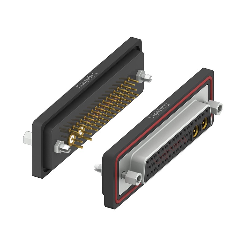 防水43W2母直插板/鉚魚(yú)叉/鎖螺絲/射頻同軸50歐姆