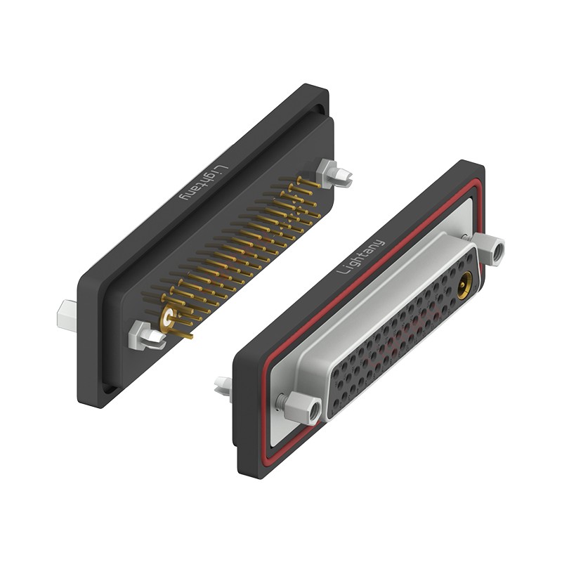 防水47W1母直插板/鉚魚叉/鎖螺絲/射頻同軸50歐姆