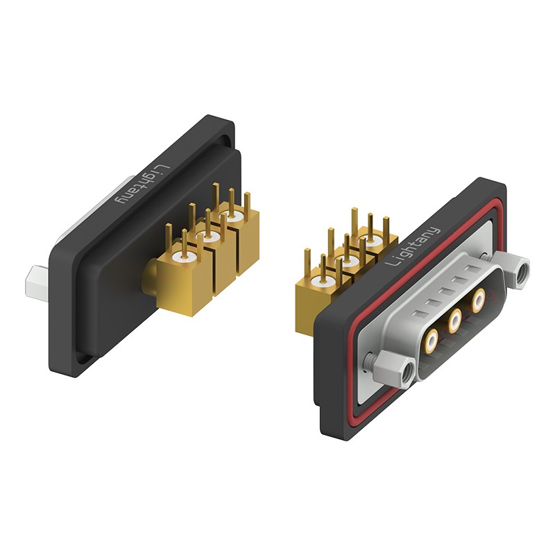 防水3W3公彎插板/鎖螺絲/射頻同軸50歐姆