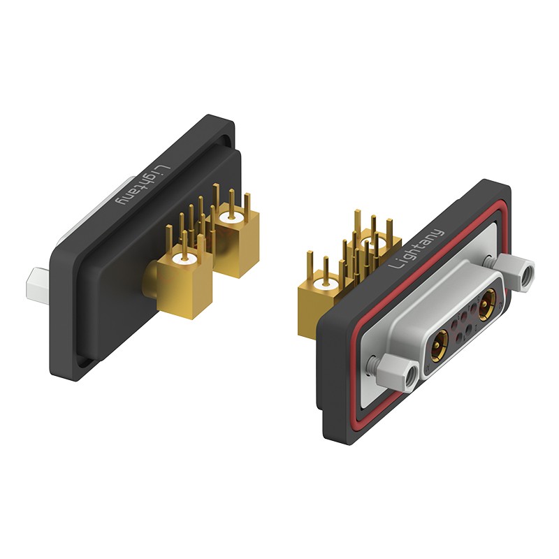 防水7W2母彎插板/鎖螺絲/射頻同軸50歐姆