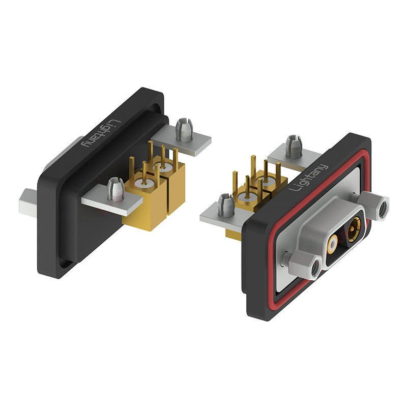防水2V2母彎插板/鉚支架/鎖螺絲/射頻同軸50歐姆