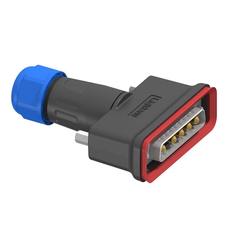 5W5公頭焊線+防水接頭/線徑5~11mm/大電流40A