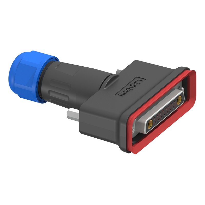 17W2母頭焊線+防水接頭/線徑5~11mm/大電流40A