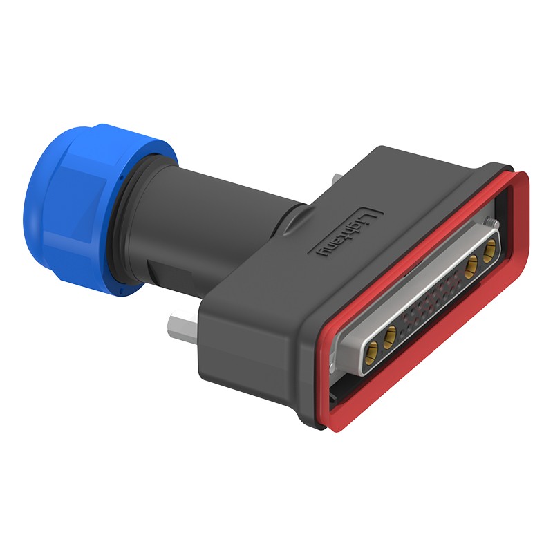 21W4母頭焊線+防水接頭/線徑10~16mm/大電流40A