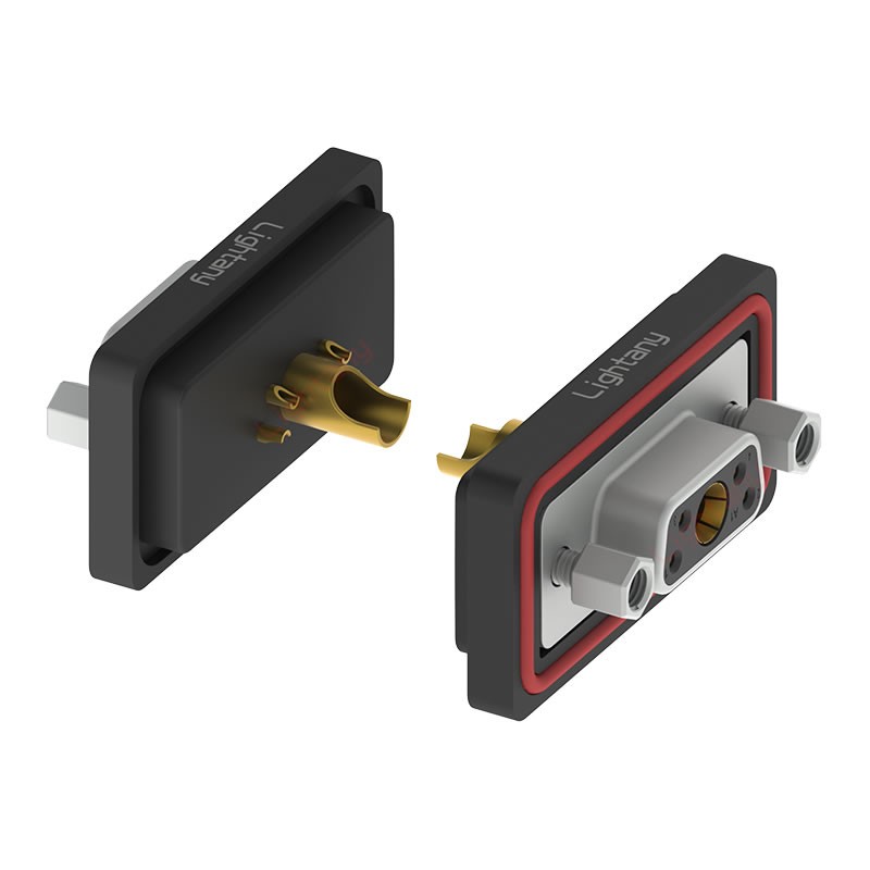 防水5W1母焊線式/鎖螺絲/大電流40A