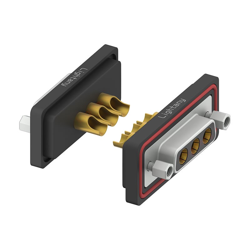 防水3W3母焊線式/鎖螺絲/大電流40A