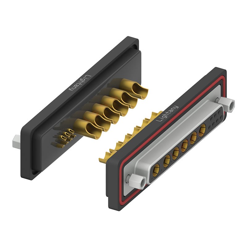 防水13W6B母焊線式/鎖螺絲/大電流40A