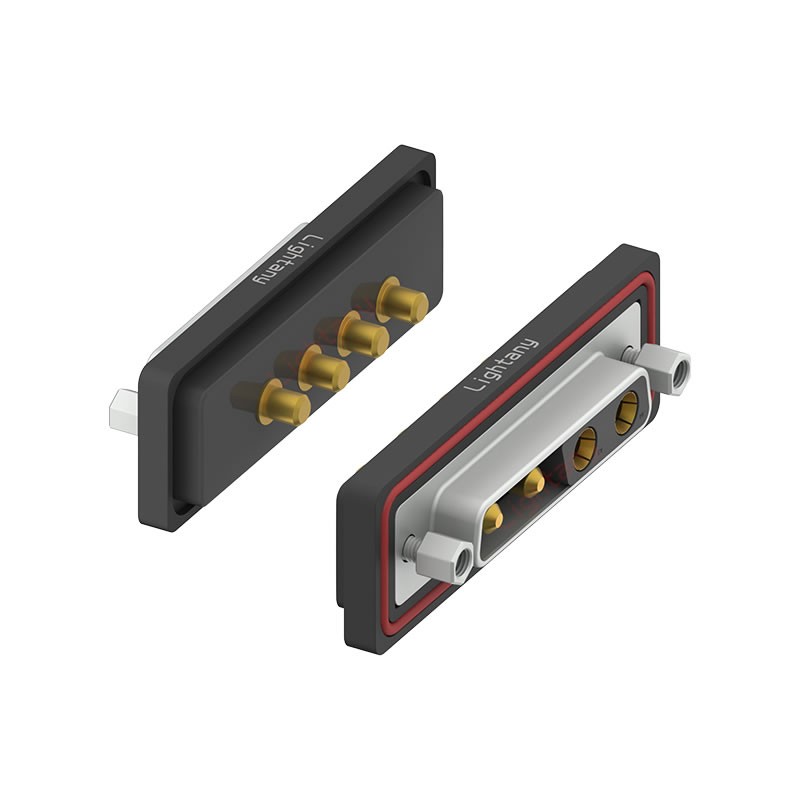 防水4V4母直插板/鎖螺絲/大電流40A