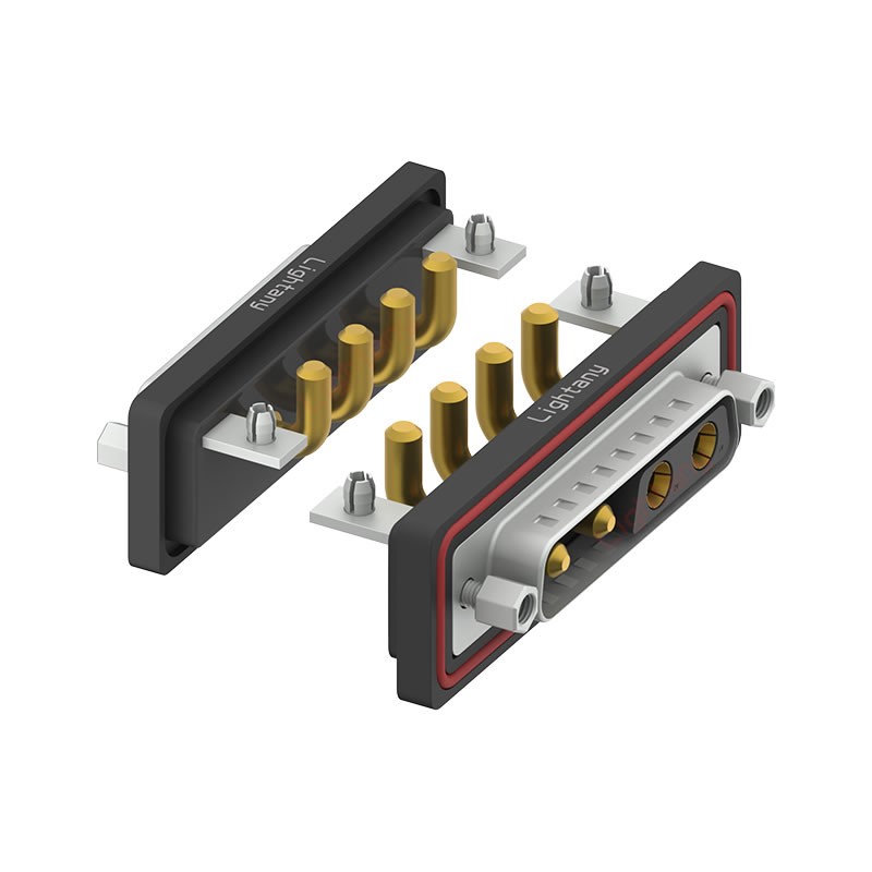 防水4V4公彎插板/鉚支架/鎖螺絲/大電流40A