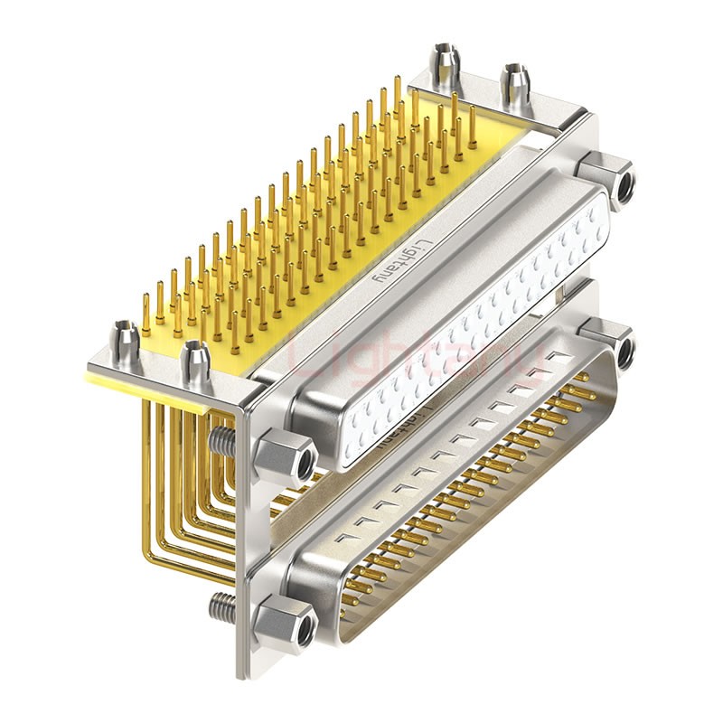 DR37 上公下母 間距19.05車針雙胞胎 D-SUB連接器