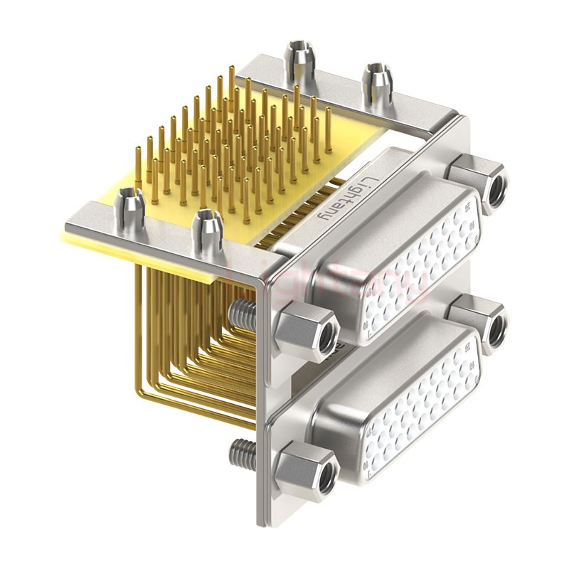 HDR26 母對母間距15.88車針雙胞胎 D-SUB連接器