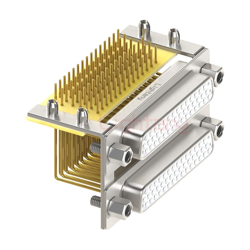 HDR44 母對母間距15.88車針雙胞胎 D-SUB連接器