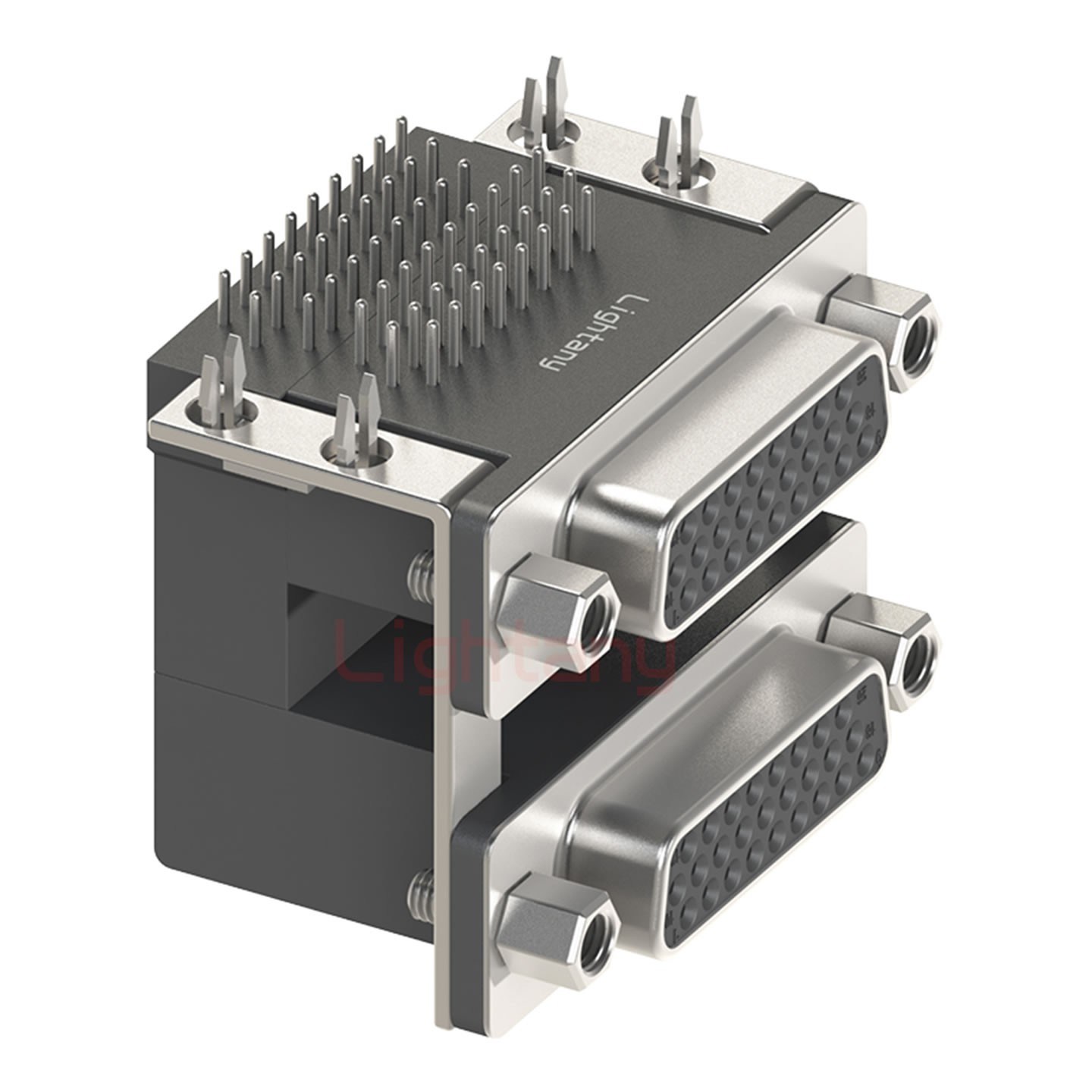 HDR26母對母 間距19.05 雙胞胎沖針 D-SUB連接器