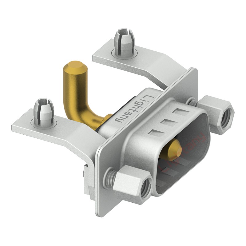 1W1公PCB彎插板/鉚支架10.8/大電流40A