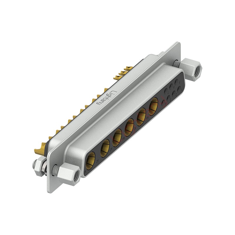 13W6B母短體焊線/配螺絲螺母/大電流30A