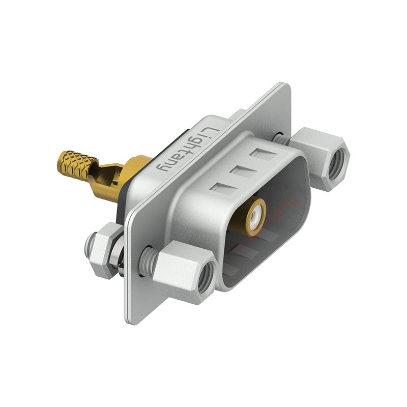 1W1公焊線式/配螺絲螺母/射頻同軸75歐姆