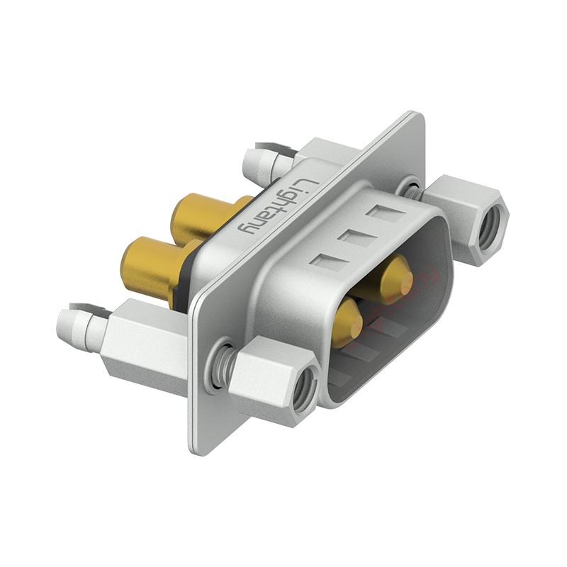 2W2公PCB直插板/鉚魚(yú)叉7.0/大電流40A