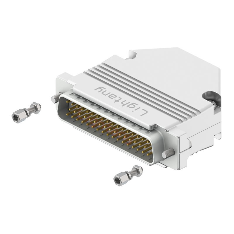 DB50公焊線+金屬外殼1331直出線12.5mm