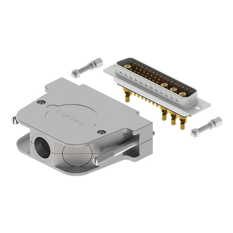 36W4公焊線(xiàn)式75歐姆+50P金屬外殼2252三個(gè)出線(xiàn)孔12mm