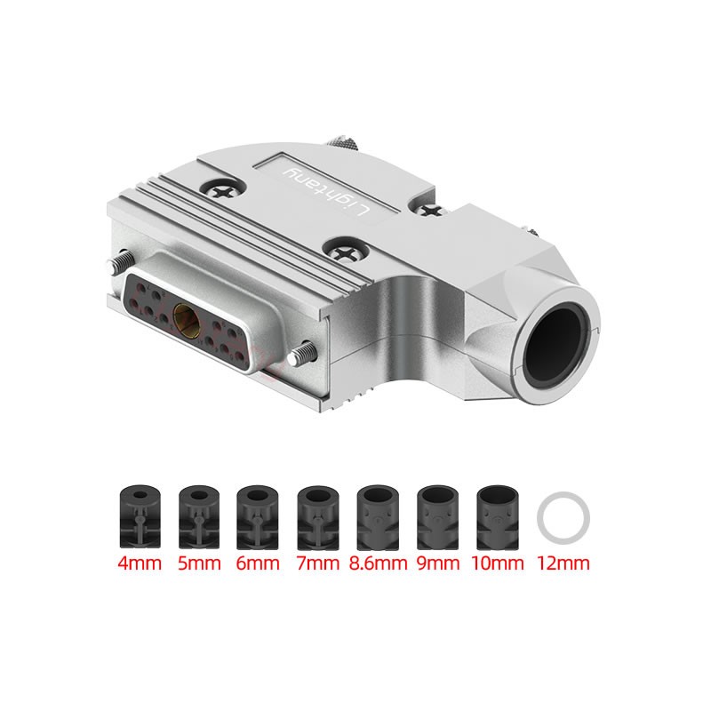 11W1母短體焊線(xiàn)40A+15P金屬外殼1443彎出線(xiàn)4~12mm