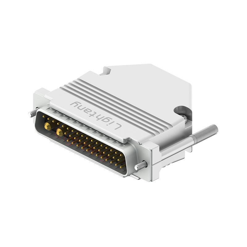 43W2公短體焊線40A+50P金屬外殼1331直出線12.5mm